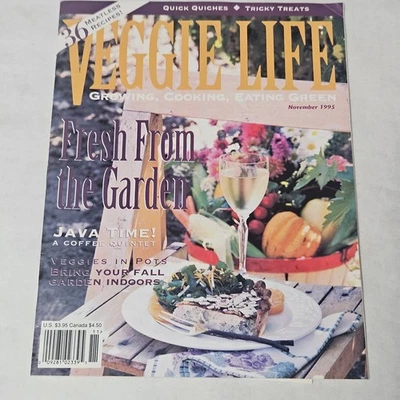 Veggie Life Magazine November 1995  Growing, Cooking, Eating Green - Image 1 of 3