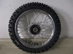 KAWASAKI KLX 110 14" FRONT WHEEL RIM MITAS TIRE COMPLETE, FITS ALL, MSC2 - Picture 1 of 11