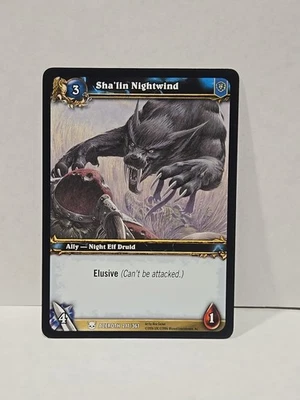 World Of Warcraft TCG Heroes Of Azeroth Sha'lin Nightwind Regular Common 217/361 - Imagem 1 de 2