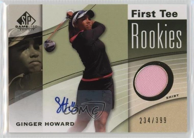 2012 SP Game Used Edition First Tee Rookies /399 Ginger Howard Rookie Auto RC - Image 1 of 2
