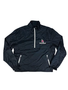 Ball State Uni NCAA Oxford America Black Ripstop Windbreaker Jacket Medium - Picture 1 of 6