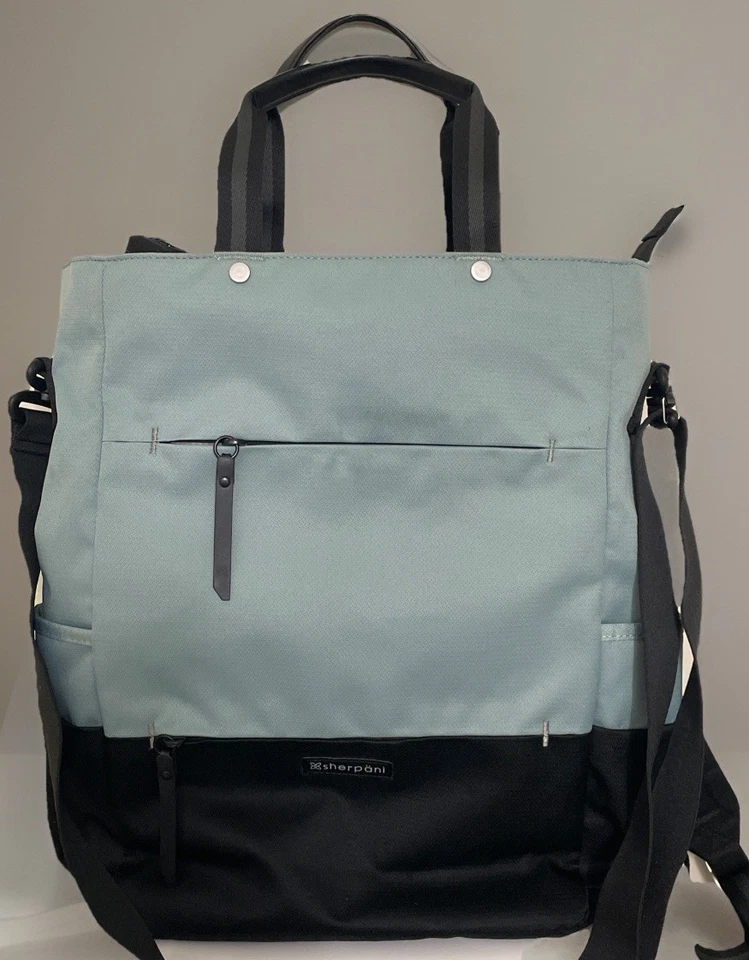 Mochila Sherpani Camden conversível bolsa tiracolo bolsa carteiro divisória laptop - Imagem 1 de 4