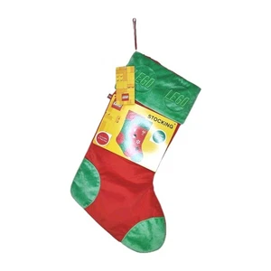LEGO Holiday Stocking with 6 Patches Green Brick NOS - Picture 1 of 4