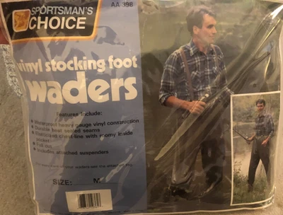 Sportsman’s Choice Waders Vinyl Stocking Foot Size Medium New! - Image 1 of 2