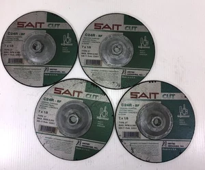 Sait Cut 7" x 1/8" General Purpose Grinding Wheel C24R-BF (Lot of 4) - Picture 1 of 2