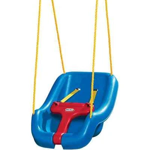 Little Tikes 2-in-1 Snug and Secure Blue Swing with High Back for Toddlers - Picture 1 of 6