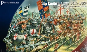 Perry Agincourt English Army 1415 - 1429 Archers • 1 Sprue • 6 Minis • AO 40 - Picture 1 of 8