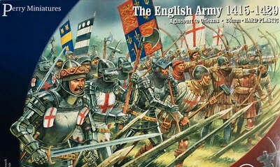Perry Agincourt English Army 1415 - 1429 Archers • 1 Sprue • 6 Minis • AO 40 - Image 1 of 4