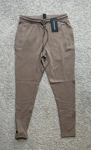 alphalete Activewear mens Identity jogger Sweatpants Tapered Tan Size M - Picture 1 of 11