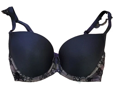 Sujetador Chantelle Passionata ribete de encaje UW acolchado inmersión en negro talla 32C EE. UU. Foto 1 de 4