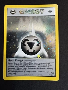 Metal Energy 1st Edition Holo Rare Pokemon Card WOTC - Neo Genesis 19/111 NM #2 - Picture 1 of 3
