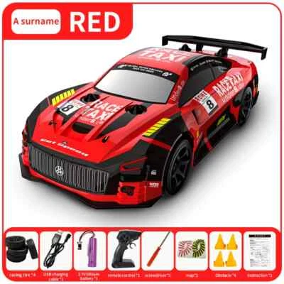 RC Car 4WD Drift Toy 2.4G Remote Control Car Mini GTR Electric Racing Cars Toys - Image 1 of 4