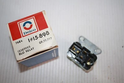 GM 12307098 BLOWER MOTOR RELAY 15-898 - Image 1 of 3