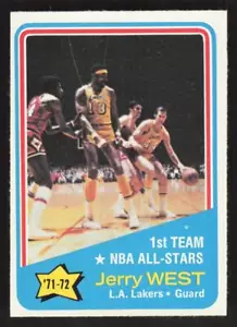 1972 TOPPS JERRY WEST 164 NRMT BASKETBALL LOS ANGELES LAKERS - Picture 1 of 2