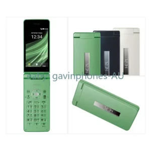 SHARP AQUOS Keitai 3 805SH (4G) Unlocked Flip Phone Type C Charging Single SIM - Afbeelding 1 van 19