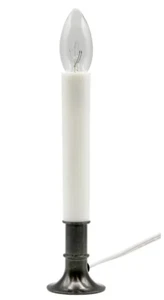 Electric Window Candle Light Glass Bulb - Home Decor - Picture 1 of 5