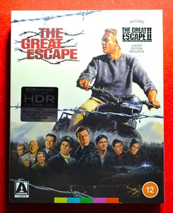New The Great Escape 4K Limited Edition ARROW VIDEO - Picture 1 of 9