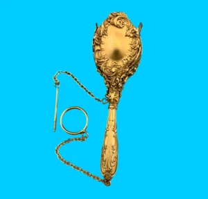 Vermeil Gilt Sterling Tussie Mussie Posey Posy Holder (#J1303) - Picture 1 of 4