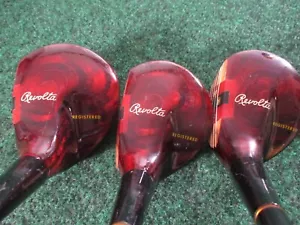 Beautiful Northwestern Johnny Revolta Wood Set 1,3,4 ORIGINAL - Picture 1 of 8