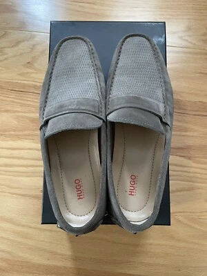 Mocasines de conducción Hugo Boss Dandy de gamuza Foto 1 de 4