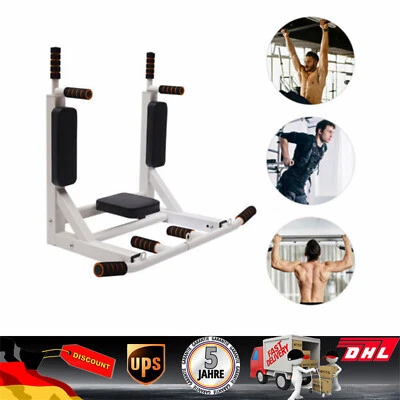 SENDERPICK Multigriff Klimmzug Stangen Klimmzugstange Dip station Pull Up Bar Wandmontage