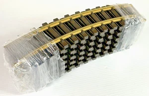 PIKO G Scale 12 x Brass Curved Train Tracks R1=30 Deg R=600mm LGB NEW in Box - Picture 1 of 6