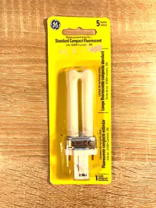 GE Replacement Lamp for Standard Compact Fluorescent 250 Lumens 5 Watts Bulb - Picture 1 of 9