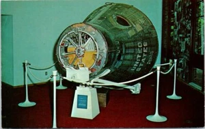 IN Postcard Virgil I Grissom Memorial Mitchell Gemini Space III Capsule Unposted - Picture 1 of 2