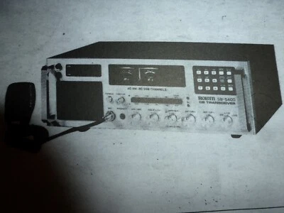 ROBYN SB-540D AM/SSB CB RADIO INSTRUCTION MANUAL - Image 1 of 4