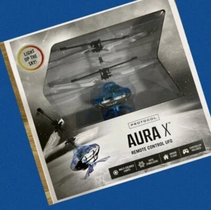 Protocol Aura X Remote Control RC UFO w/ Multi- Colored Lights Auto-Stabilizers  - Picture 1 of 3