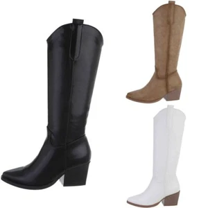 Western- & Bikerstiefel Damenschuhe 6408 Ital-design - Bild 1 von 4