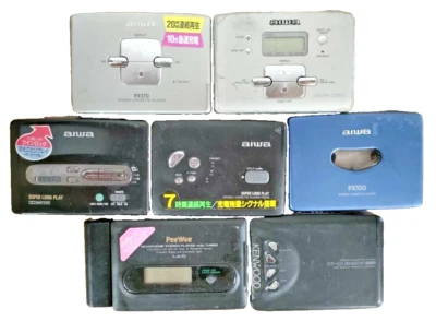 Aiwa PX370 PX550 PX530 RX470 CP-R40 kenwood CP-Q5 Portable Cassette Player JUNK - Image 1 of 4
