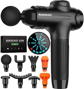 RAEMAO Massage Gun Handheld Electric Deep Tissue Muscle Massager for Athletes... - Picture 1 of 9