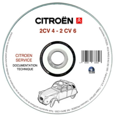 Citroen 2CV 4/6 (Model Year 1970…)  manuale officina su cd - Immagine 1 di 4