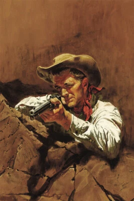 Arte de pared Western Warriors Return Charles M Russell decoración del hogar - PÓSTER 20x30 Foto 1 de 4