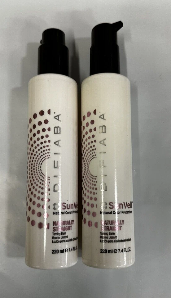 2 x Difiaba sunveil naturally straight taming balm 7.4oz 220ml RARE ITEM - Image 1 of 2