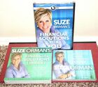 Lot of 3 Suze Orman CD's and DVD's Audiobook Financial Solutions For You NEW
