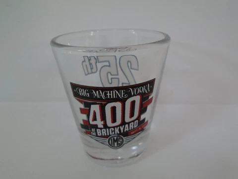 2018 Big Machine Vodka 400 At The Brickyard 25th Running Event Shot Glass Indy Cover