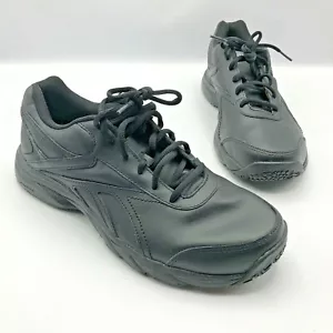 Reebok Women Black Oil Resistant Slip Resistant Work Shoe Size 9.5 EUR 40.5 - Picture 1 of 12