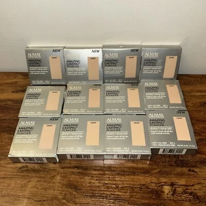 12 Packs - Almay Amazing Lasting Powder 100% Oil & Fragrance Free 0.4 oz LIGHT - Picture 1 of 9
