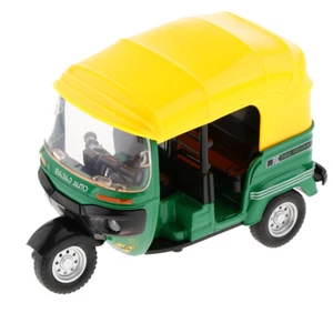 1/14 Indian Tricycle Model Pull Back Toy Collections Gifts for Kids Green - Picture 1 of 12