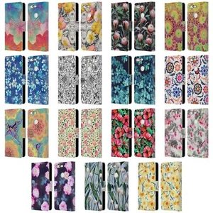 OFFICIAL MICKLYN LE FEUVRE FLORALS 2 LEATHER BOOK WALLET CASE FOR GOOGLE PHONES - Picture 1 of 21