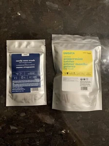Nuevo en paquete té de hojas sueltas de David 50 g/1,76 oz cada aplastamiento de caña de caramelo y amor de menta - Imagen 1 de 5