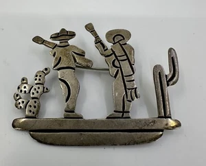 Broche Taxco 925 Firmado Maricela De Colección - Imagen 1 de 4