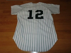 Vintage Wilson Label NEW YORK YANKEES No 2 Button-Down (Size 42) Baseball Jersey - Picture 1 of 8