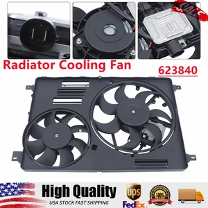 For Volvo XC70 2008-2015 Radiator Condenser Cooling Fan | VO3115116 306686296 - Foto 1 di 13