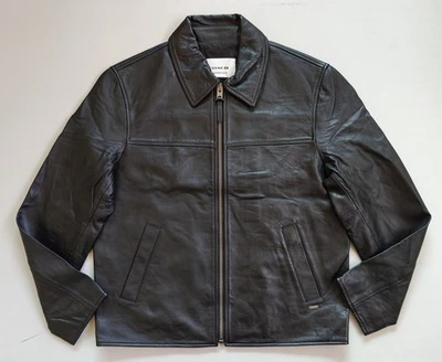 Coach Leather Jacket WORLDWIDE SHIPPING FTP 5048 - Image 1 of 4