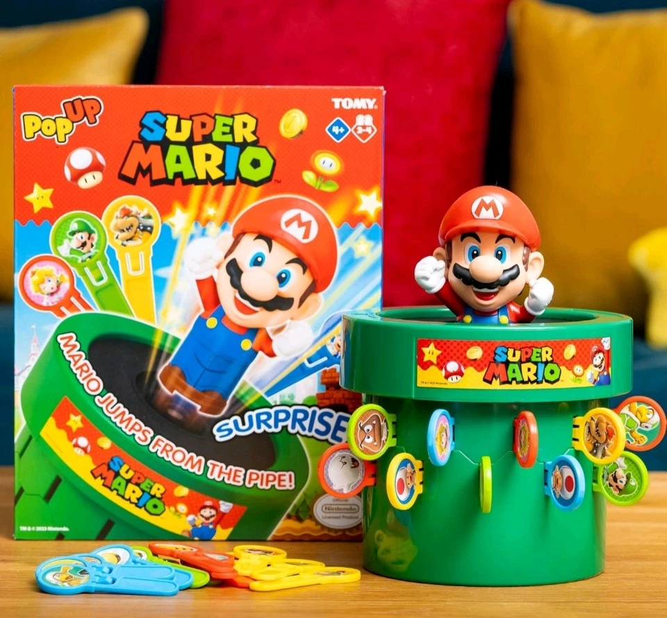 Super Mario Bros. Mario Pop-Up Game by TOMY - Kids Nintendo Game