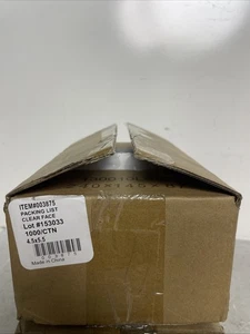 003875 packing list clear face 1000 count 4.5 x 5.5 inch - Picture 1 of 2