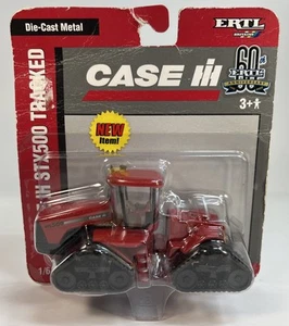 1/64 Case IH STX500 Tracked 4WD Tractor Ertl 2005 NEW Sealed On Card - Picture 1 of 4